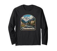 Francia Ricordo di Chamonix Maglia a Manica