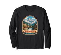 Francia Ricordo di Chamonix Maglia a Manica