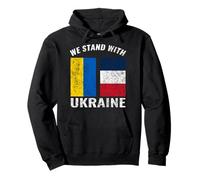 Francia - Siamo con l'Ucraina Felpa con Cappuccio