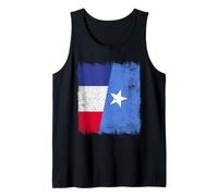 Francia Somalia Mezza Bandiera Somalo Francese Orgoglio Canotta