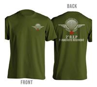Francia T-shirt 100% cotone Camicia da uomo in cotone 2e REP Paracadute Reggimento Legione Patria Nostra Camicia 2024 estate divertente nuova