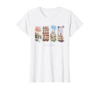 Francia Torre Eiffel, Cafés e Montmartre - Vacanze Parigi Maglietta