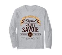 Francia Vintage Haute-Savoie Dipartimento Francese Maglia a Manica