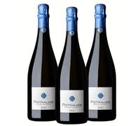 Franciacorta Astucciato Brut DOCG | Pietraluce | Cofanetto Regalo | Uve Chardonnay | 3 Bottiglia da 1500 ml