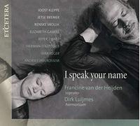 Francine van der Heij Francine Van Der Heijden/Dirk Luijmes: I Speak Your N (CD)