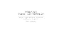 Francis Achampong Workplace Sexual Harassment Law (Copertina rigida)