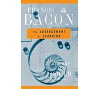 Francis Bacon Stephen Jay Gould The Advancement of Learning (Tascabile)