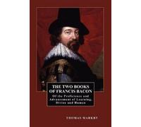 Francis Bacon The Two Books of Francis Bacon (Tascabile)