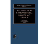 Francis J. Yamm Multi-Level Issues in Organizational Behavior (Copertina rigida)