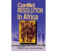 Francis M. Deng Conflict Resolution in Africa (Tascabile)