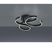 FRANCIS PLAFONIERA LED 40W 4650lm, 3000K VORTICI ANTRACITE CON REGOLAZIONE INTENSITA' CON INTERRUTTORE D.54CM