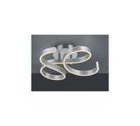 FRANCIS PLAFONIERA LED 40W VORTICI MODERNA LUCE 3000K ANTRACITE, ALLUMINIO DIMMERABILE