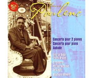 Francis Poulenc Concerto for 2 Pianos (Deneve, Le Sage, Braley) (CD) Album