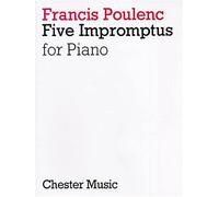 Francis Poulenc: Five Impromptus For Piano. For Pianoforte