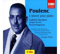 Francis Poulenc L'oeuvre Pour Piano (Pretre, Monte Carlo Po, Tacchino) (CD)