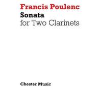 Francis Poulenc Sonata (1918) (Duet for Clarinet A and Bb) (Tascabile)