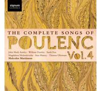 Francis Poulenc The Complete Songs of Poulenc - Volume 4 (CD) Album