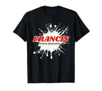 Francis Power Unleashed Red Name Design Maglietta