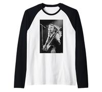 Francis Rossi dello Status Quo Live Wembley 1979 Simon Fowler Maglia con Maniche Raglan