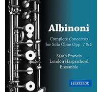 Francis, Sarah - Albinoni: Complete Concertos For Solo Oboe