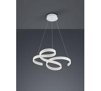 FRANCIS SOSPENSIONE LED 48W 5600lm, 3000K VORTICI BIANCA CON REGOLAZIONE INTENSITA' CON INTERRUTTORE D.72CM