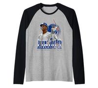 Francisco Lindor | Giocatore di Baseball New York M| MLBFLI302N Maglia con Maniche Raglan
