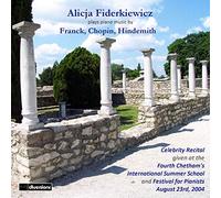 Franck/ Chopin/ Hindemith - Alicja Fiderkiewicz Celebrity Recital