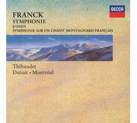 Franck / D'Indy / Dutoit, Charles - Franck: Symphony In D Minor / D'Indy: Symphonie Sur Un Chant Montagnard Francais - SHM