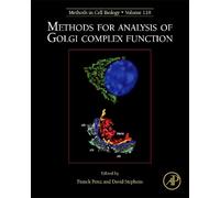 Franck Perez Methods for Analysis of Golgi Complex Function (Copertina rigida)