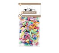 FRANCK PROVOST - Set di 150 mini elastici in schiuma - Colori assortiti - senza legami metallici - Hyper Stretch - Acconciatura facile - tutti i tipi di capelli