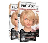 Franck Provost Tinta Permanente Riutilizzabile per Capelli con Trattamento di Bellezza Colorazione Professionale e Copertura Ottimale a Lunga Durata Colore 10.23 Biondo chiarissimo perlato - 3 Tinte
