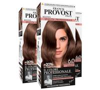 Franck Provost Tinta Permanente Riutilizzabile per Capelli con Trattamento di Bellezza Colorazione Professionale e Copertura Ottimale a Lunga Durata Colore 6.0 Biondo scuro luminoso - 3 Tinte