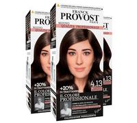 Franck Provost Tinta Permanente Riutilizzabile per Capelli con Trattamento di Bellezza Colorazione Professionale e Copertura Ottimale a Lunga Durata Colore 4.13 Castano naturale - 3 Tinte