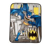 Franco Batman DC Comics Biancheria da letto per bambini super morbida seta al tatto, 101,6 x 127 cm, prodotto con licenza ufficiale
