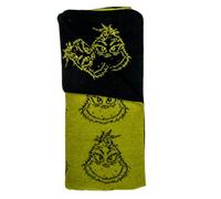 Franco Collectibles Dr. Seuss Grinch Holiday & Christmas Bedding Soft CozyChic Dream Lux Intarsia coperta lavorata a maglia, 127 x 152,4 cm, (prodotto con licenza ufficiale)