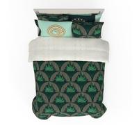 Franco Collectibles Wicked Lux Bedding - Set di biancheria da letto, 7 pezzi, super morbido, reversibile, con federa, per letto matrimoniale, prodotto con licenza ufficiale