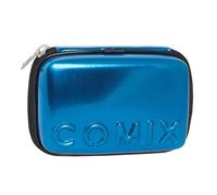 Franco Cosimo Panini Comix ASTUCCIO MAXI ZIP - Astuccio Maxi Zip, Astucci Zip Bambini e Ragazzi, Con Penne, Matite e Pennarelli Inclusi,21x6,5Hx14,5 cm, blu