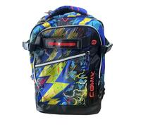 Franco Cosimo Panini COMIX Zaino Organizzato con Sistema WBS 2.0, Multicolore, Spallacci Ergonomici con Memory Foam, Stile Graffiti