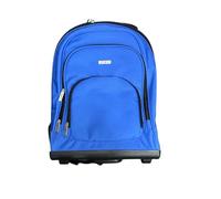 Franco Cosimo Panini Comix Zaino Trolley per Scuola, 46x35x21 cm, Blu con Ruote e Spallacci