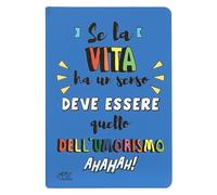Franco Cosimo Panini O.P.S. Taccuino Mini - Cover Realizzata In Plastica Soft Touch, con Elastico e Segnalibro, Ideale Per Lavoro E Università, 160 Pagine Interne a Righe - Formato cm 9x14h, Blu