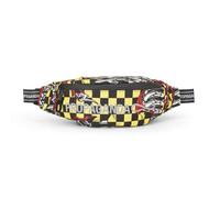 Franco Cosimo Panini PROPAGANDA - Marsupio Ufficiale Propaganda con Scomparto Principale e Tasca Piatta Posteriore, Chiusura a Zip e Cintura Regolabile, 34 x 14,5 x 9 cm, Stampa Reflective