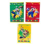 Franco Cosimo Panini Quadernoni Super Mario Rigo B per Terza Elementare, Set da 3 Pezzi con Mario, Luigi e Bowser
