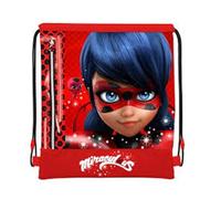 Franco Cosimo Panini Sacca Zainetto Coulisse Lady Bug rosso Compatibile con Miraculous