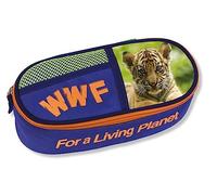 Franco Cosimo Panini WWF Astuccio Ovale Organizzato Tigre Blu Verde