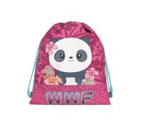 Franco Cosimo Panini Sacca coulisse WWF Panda 41x34 cm Magenta