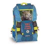 Franco Cosimo Panini WWF Zaino Estensibile Leopardo Boy Blu