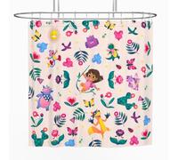 Franco Dora l'Esploratrice Tenda da Bagno per Bambini 13 Pezzi con Anello, (Prodotto con Licenza Ufficiale al 100%)