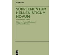 Franco Montanari Fausto Montana Emanuel Supplementum Hellenisticum N (Tascabile)