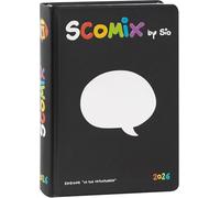 Franco Panini. Agenda Scottecs Nero 2025/2026 Scomix Datato 16 Mesi 17x12 cm + Omaggio Penna Colorata