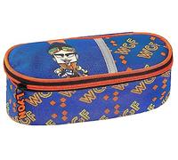 Franco Panini. Astuccio Lyon Ovale Organizzato Vuoto Scuola 22x9x6 cm + Omaggio Portachiavi Cubo e Penna Colorata